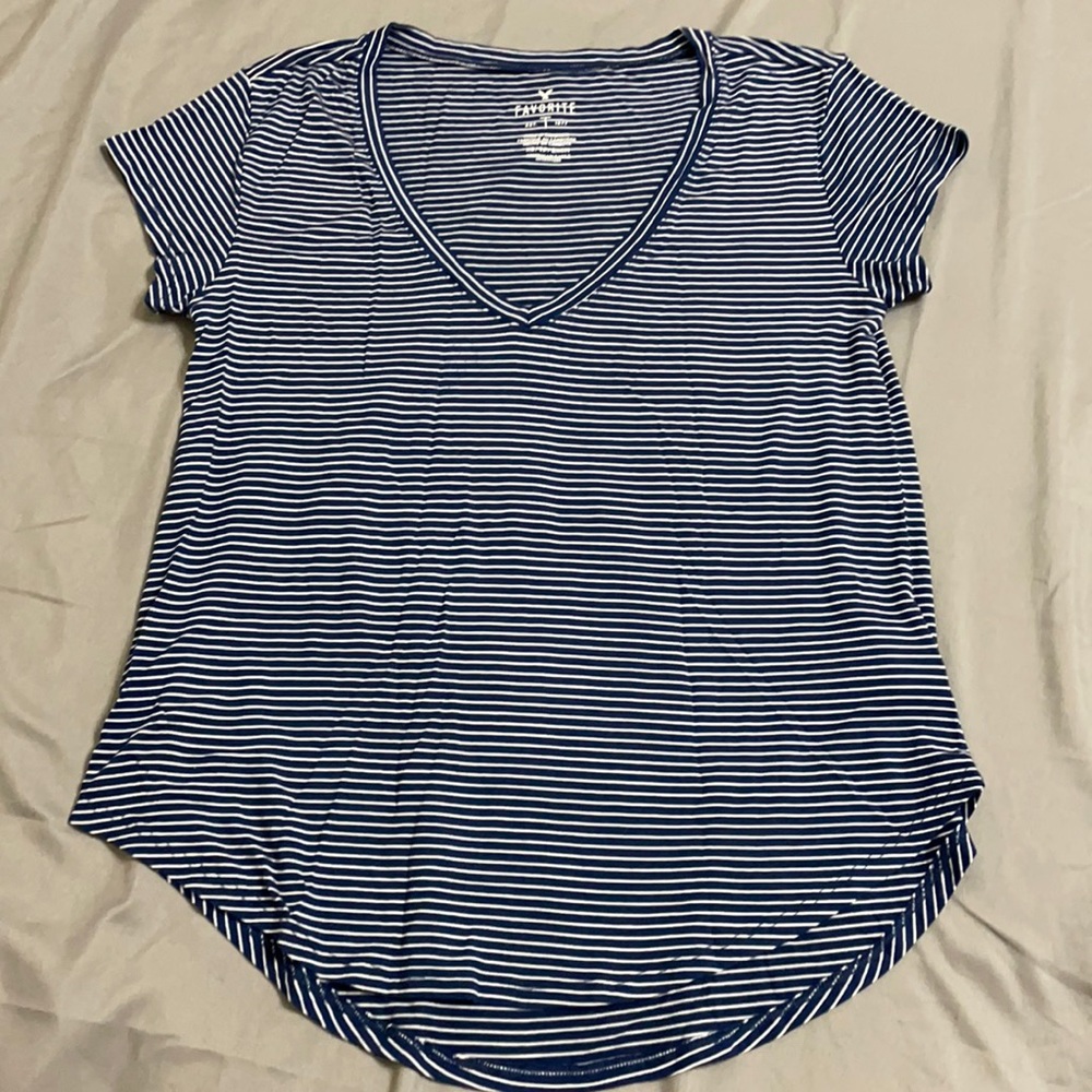 Blue stripped tee